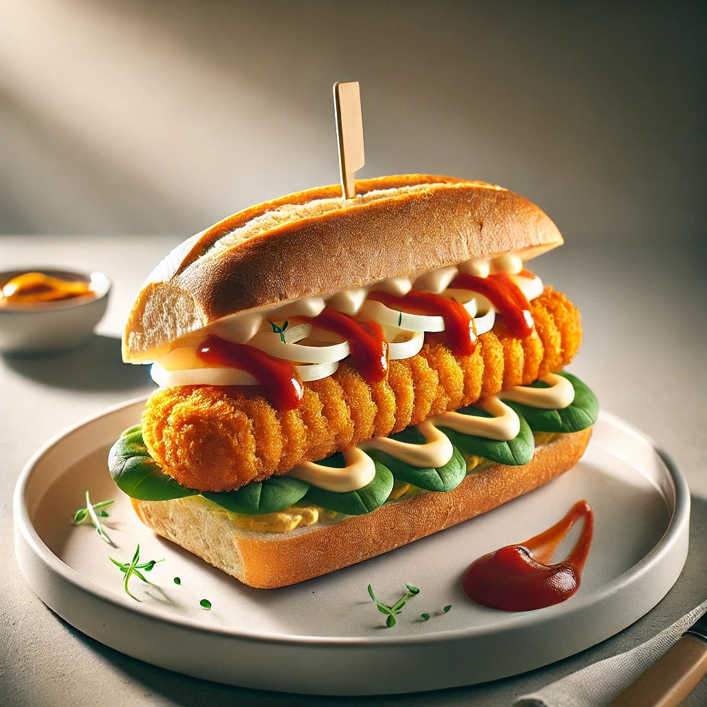 Kroketten op brood